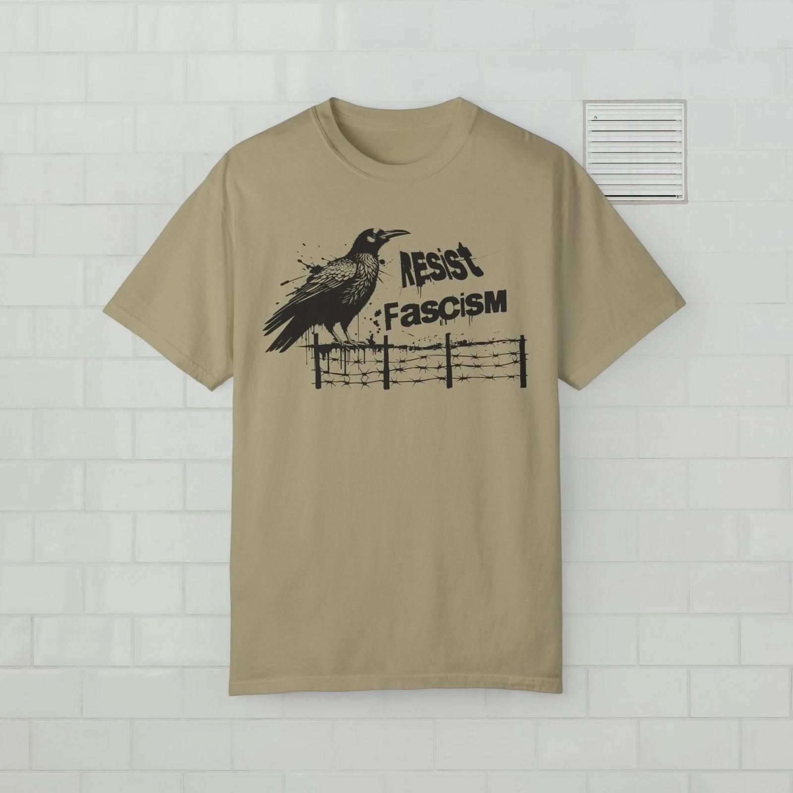 Resist Fascism T-Shirt, Anti Trump Tee, Activist Tshirt, Resistance Clothing S