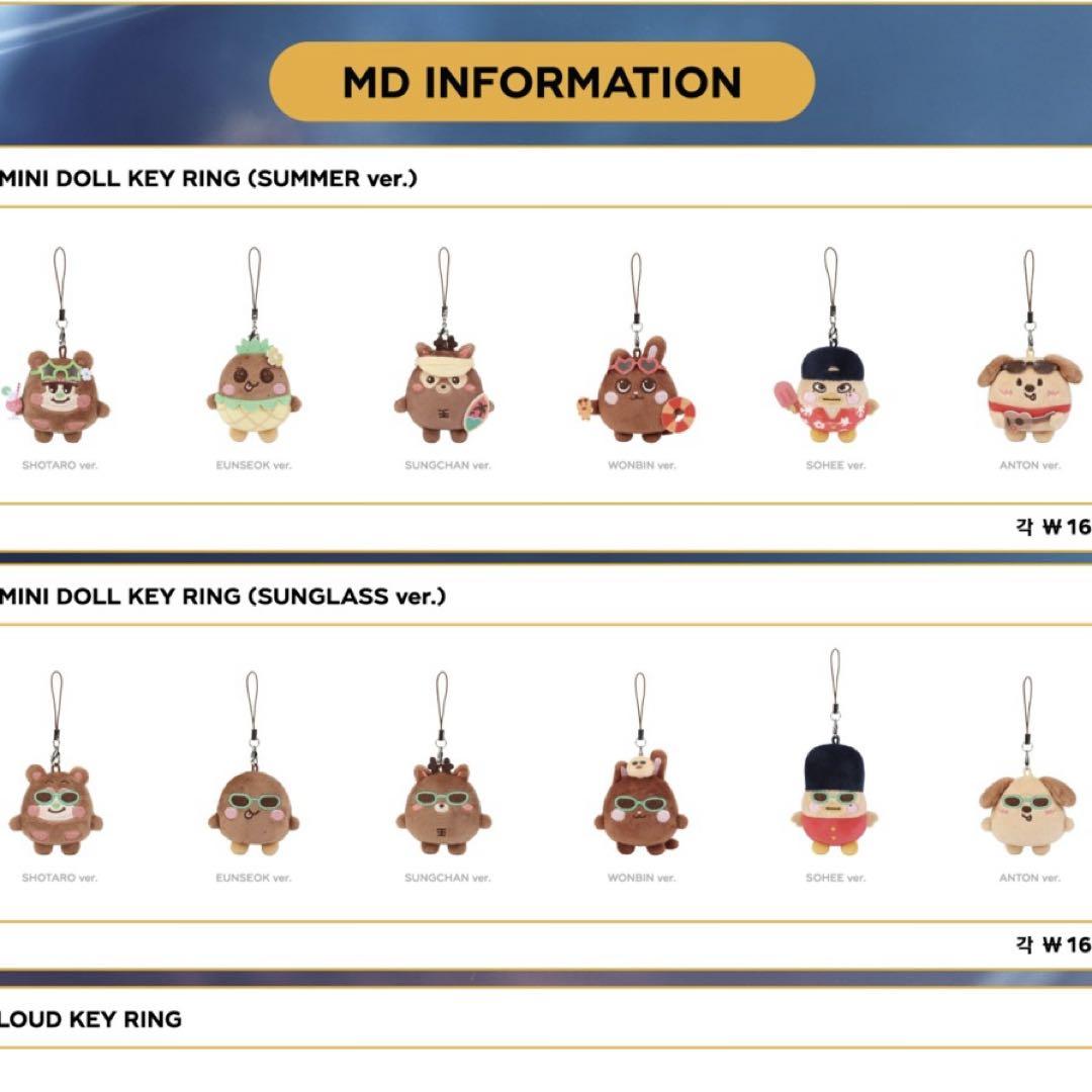 

[USED] RIIZE Won Bin Seoul Con Mini Doll Keyring Set