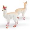 Simulation Tiermodell Einhorn Alpaka Statische Desktop-Ornament Kinder Früherziehung Kognitive Spielzeuge