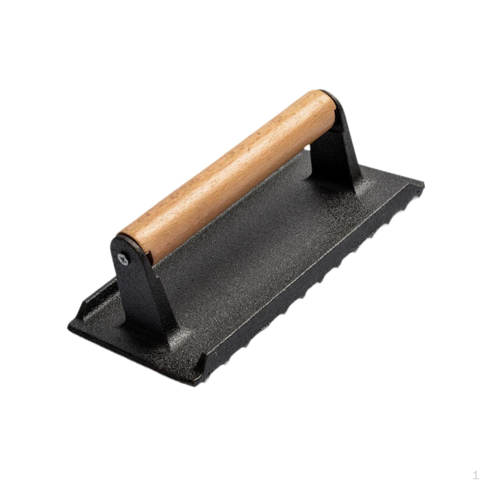 

Чугунный пресс для бургеров для приготовления пищи на открытом воздухе Square