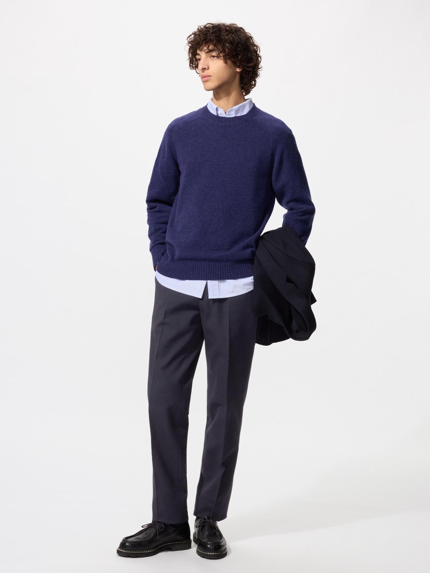 

Uniqlo Теплые умные брюки 69 NAVY/110