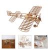Holzmodellflugzeug-Set Holzpuzzle DIY Wright Flyer Modellflugzeuge Set für Kinder Erwachsene Holzhandwerk Set zum Bauen Geschenk