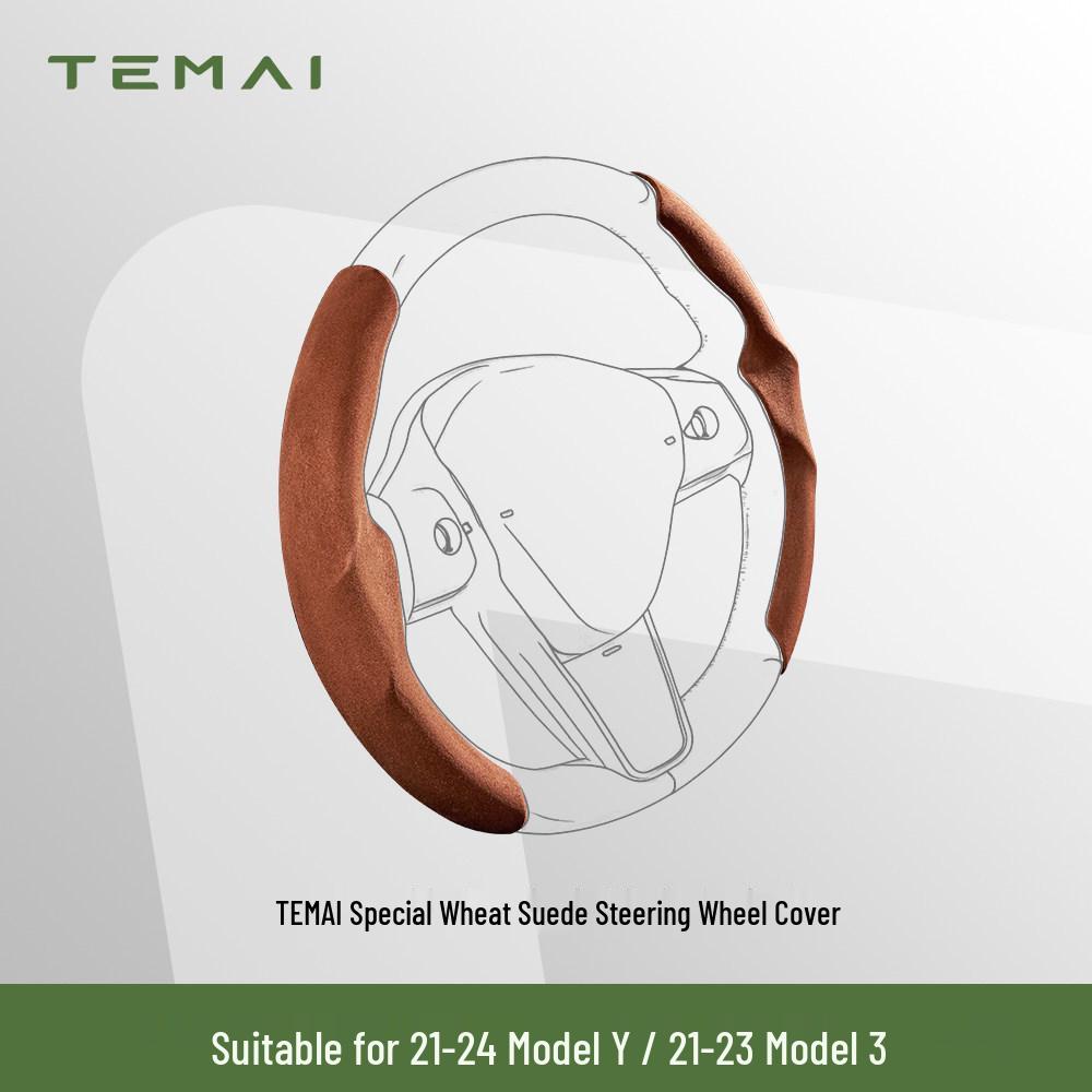 

Ultra-thin Breathable Steering Wheel Cover for Tesla Model 3/Y & YL, 2nd Gen Default