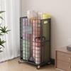 Ornestia Yoga Mat Storage Laundry Basket with Home Gym Metal Laundry Basket with Large Capacity Laundry Storage W X 26cm D X Rack, Casters, Storage,