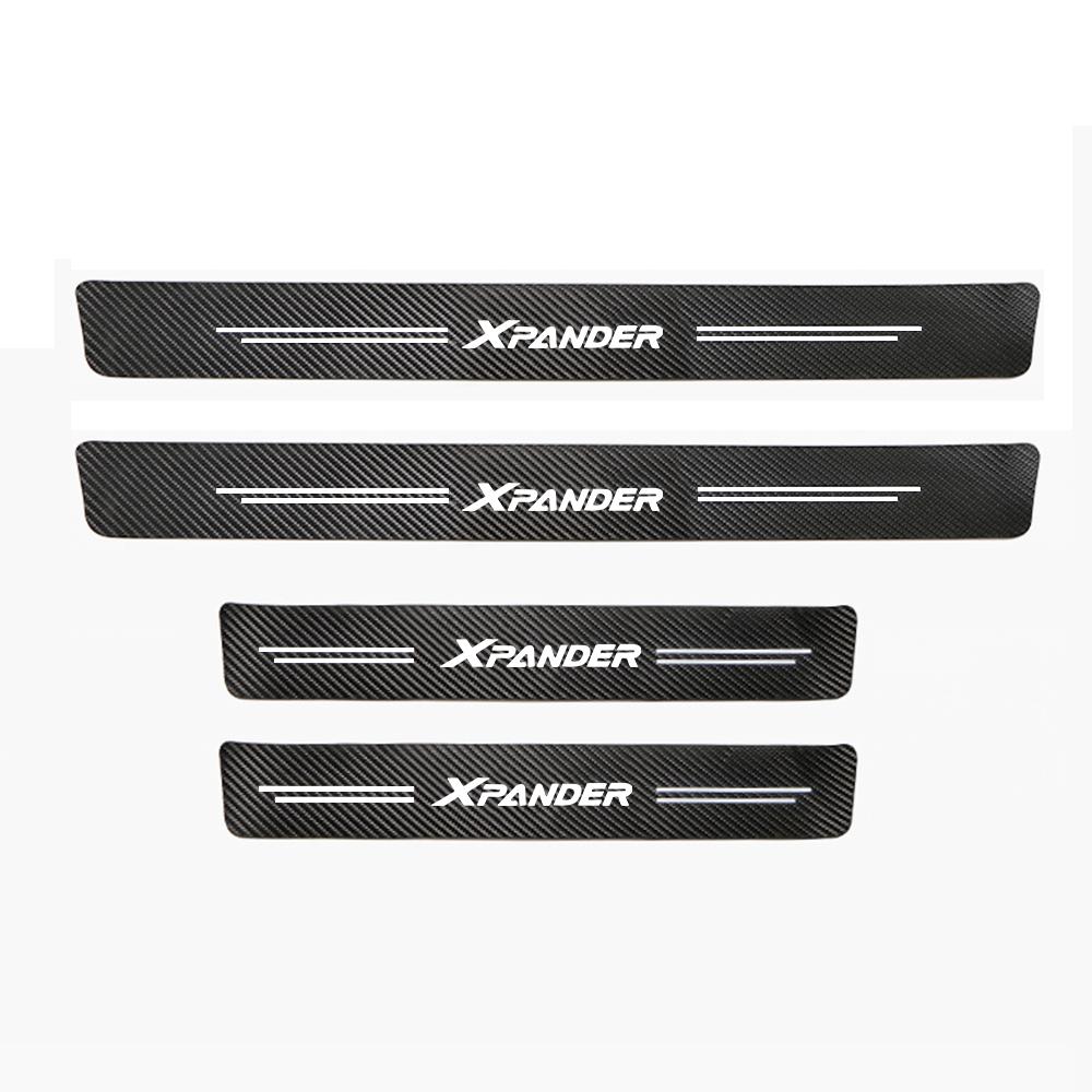 

Автомобильная наклейка из углеродного волокна, декоративная полоса, автомобильный порог для Mitsubishi XPANDER Auto 4pcs For XPANDER