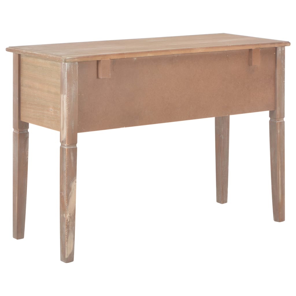 Desk, Brown, 109.5X45X77.5 Cm, Wooden