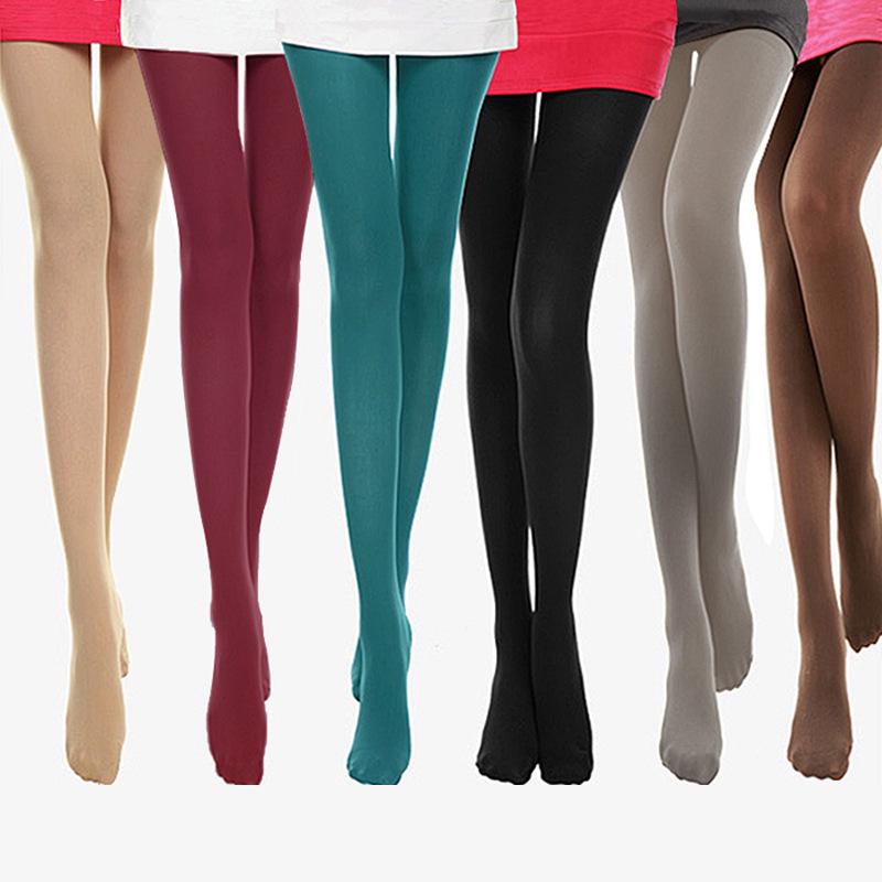22colors Damen-Sexy-Strumpfhose in Bonbonfarben, 120D Strumpfhose, mehrfarbige Samtstrumpfhose, nahtlose lange Strümpfe, Übergröße