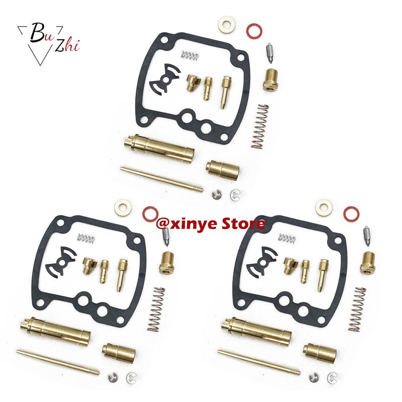 Carburetor repair kit needle valve gasket air screw for Kawasaki KH250 S1 1973-1975 KH 250