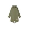 Fila Solid Color Logo Hooded Casual Mid-Length Woven Jacket Men Jackets Banana-Coffee F11M418705F-DG