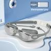 Professional Swimming Goggles Men Women Large Frame With Earplugs Waterproof Anti-Fog High-definition Swim Pool Diving Goggles Li Practical Use