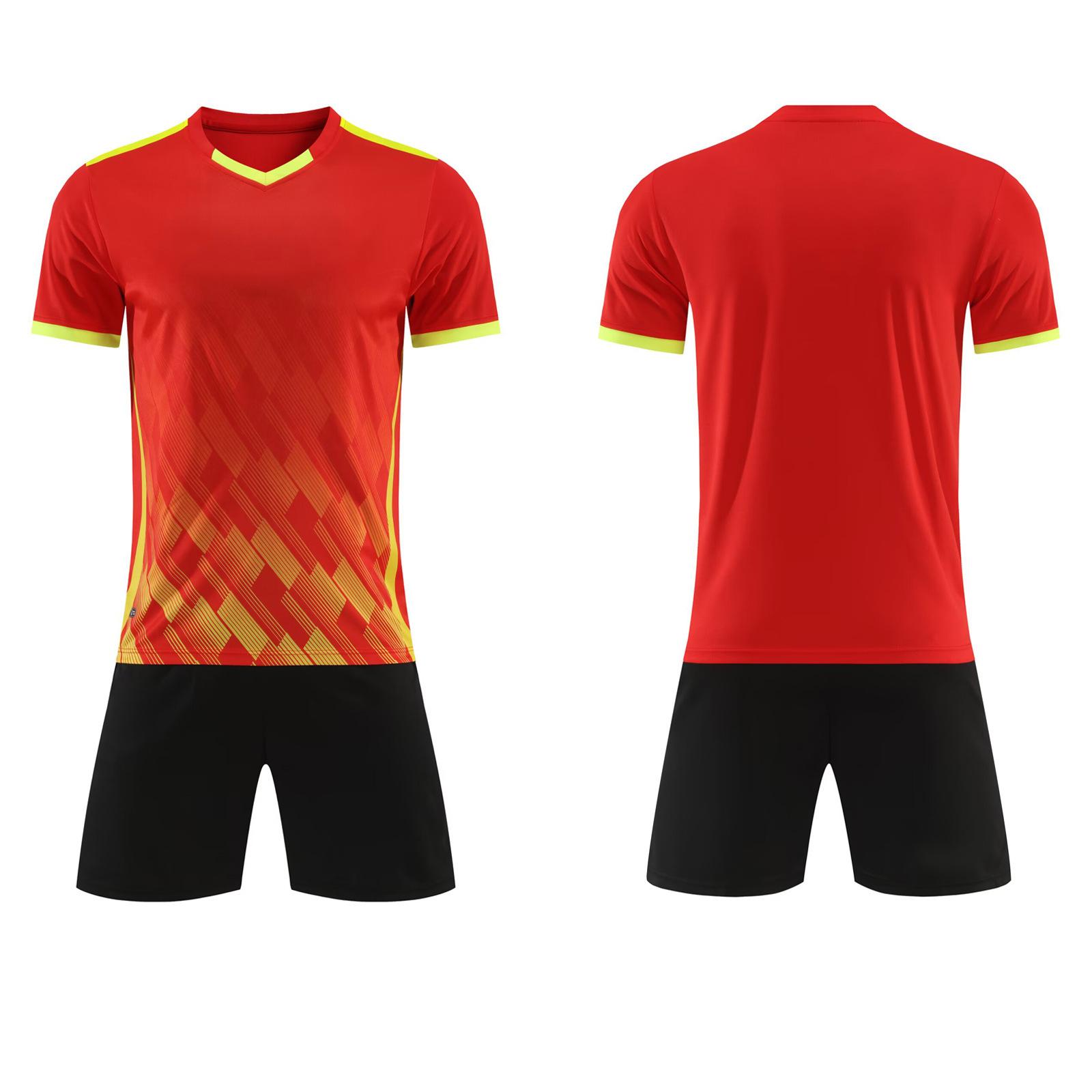

Printable Football Jersey Set Adult Children S Football Training Jersey Student Game Jersey Outdoor Running Jersey 3xs size (height 120-135) красный
