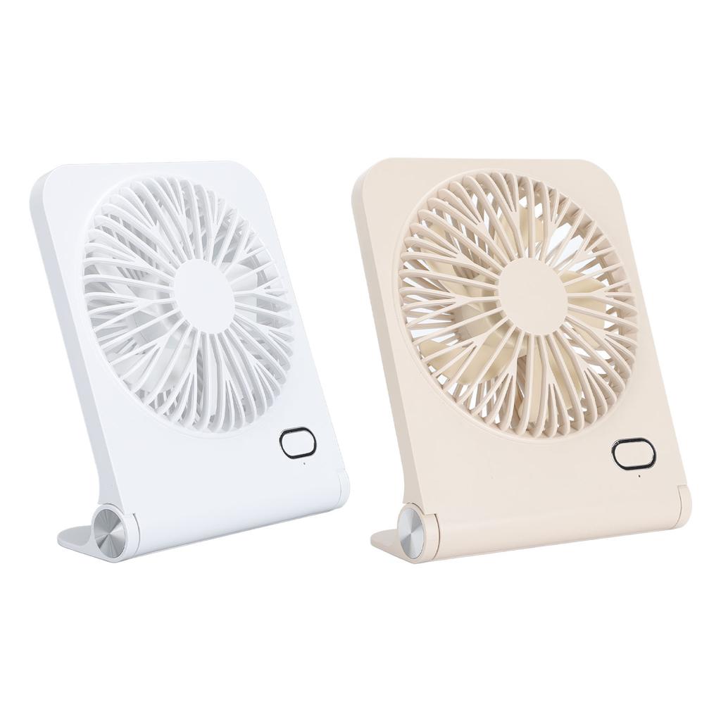 Desk Fan 3 Speeds Low Noise Portable Rechargeable  Fan for Car Home Camping
