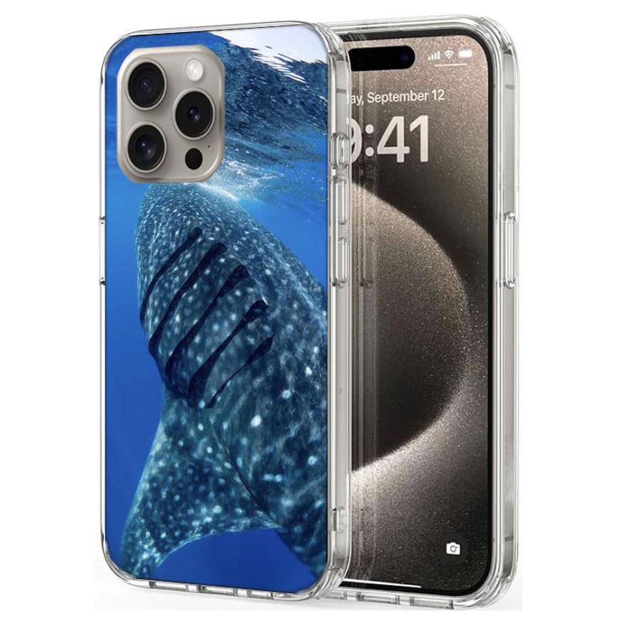 Ocean Whale Shark Swimming Cases Phone Case For Iphone 17E 16E 17 Air 16 Pro Max 15 Pro 14 Plus 11 13 12 Mini Cover Cases Compat