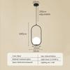 LED Modern Glass Pendant Lights Kitchen Dining Room Bedside Hanging Lamps For Ceiling High-quality Nordic Suspension Chandelier