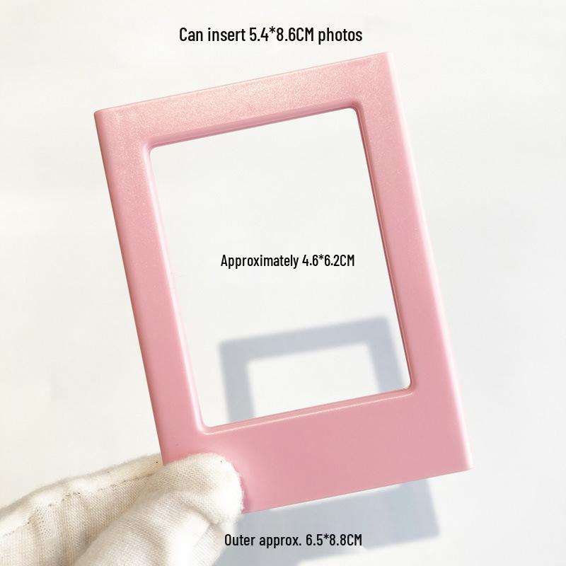 Instax Magnetic 3-inch Photo Frame & Decorative Refrigerator Pegboard Sticker Set