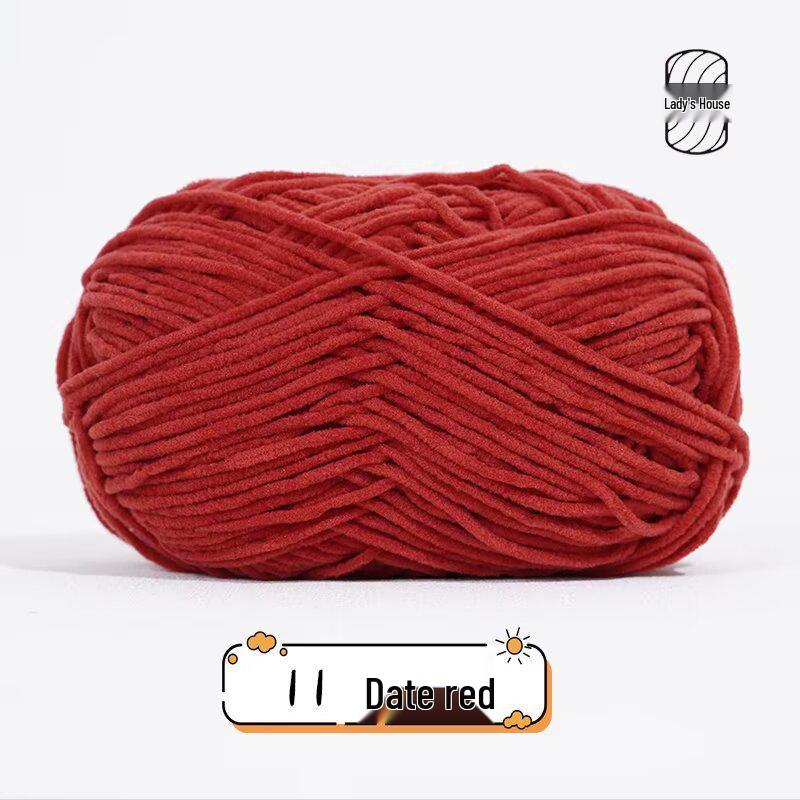 Meng Xiao Ya Matte Chenille Golden Velvet DIY Crochet Doll Bag Kit