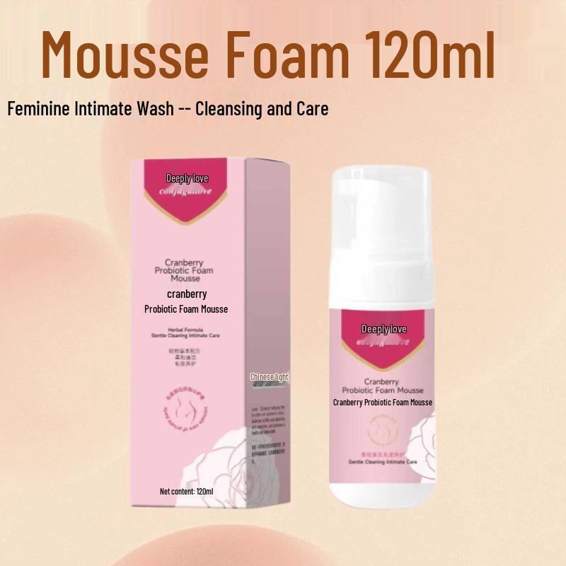 Feminine Gynecological Wash Mousse Foam 120ml - Intimate Care Cleanser Regular Item