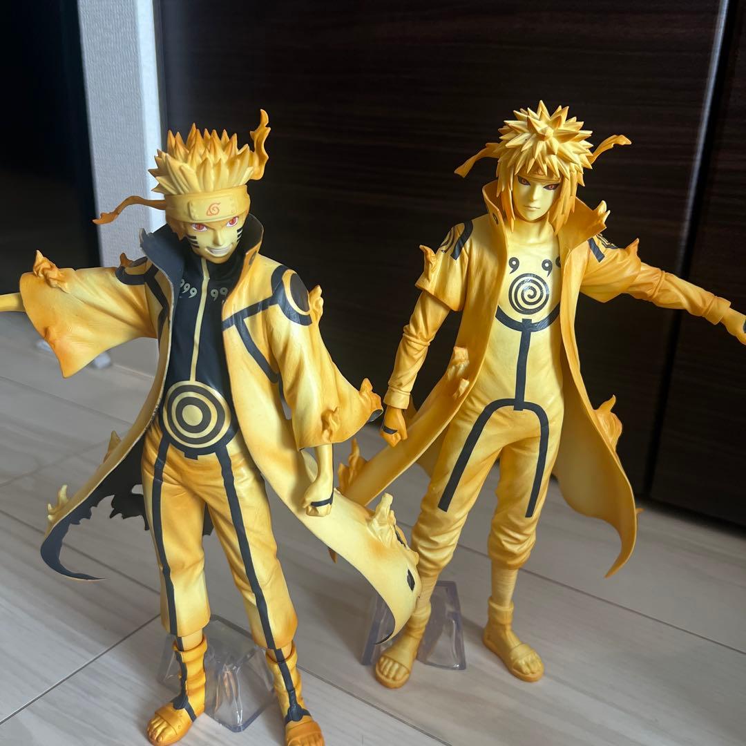 NARUTO Lottery Connecting Feelings C Prize Namikaze Minato D Uzumaki