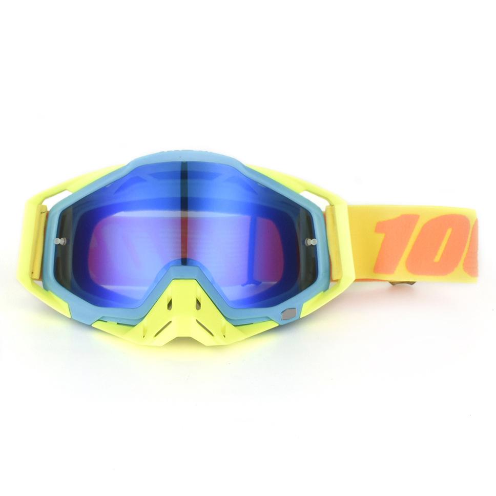 Motorcycle Goggles Color Off-road Helmet Goggles Windproof Sand Riding Glasses Ski Goggles