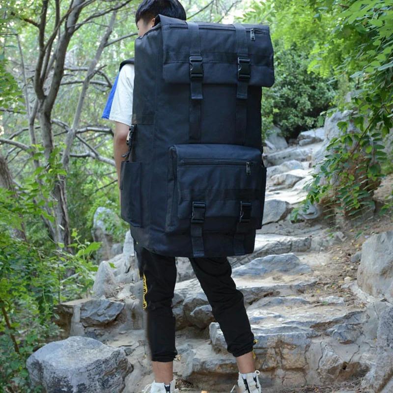 120L Men Hiking Bag Camping Backpack Large Outdoor Climbing Trekking Travel Tactical Bags Luggage Bag Shoulder