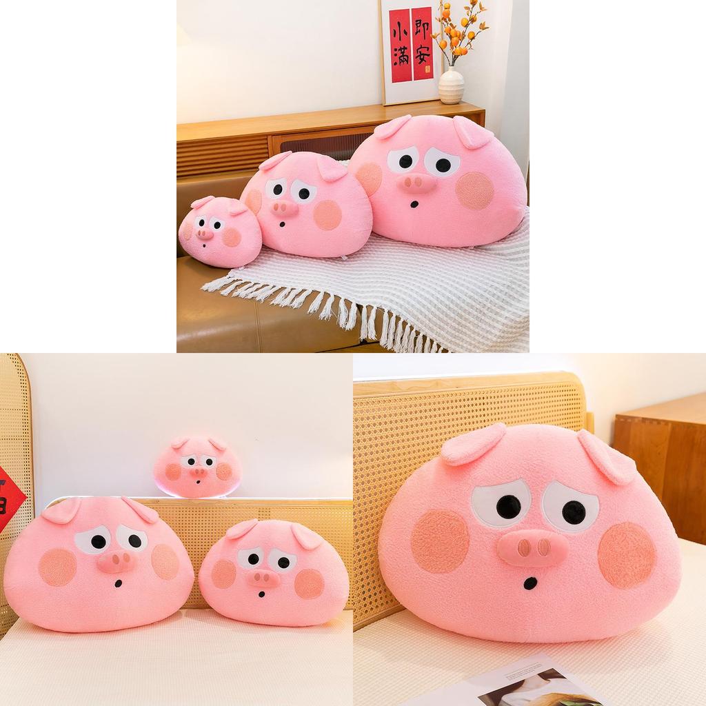 Süßes Schwein Plüschkissen mit superweichem Kurzplüsch für Mädchen, Heimdekoration und Geschenk