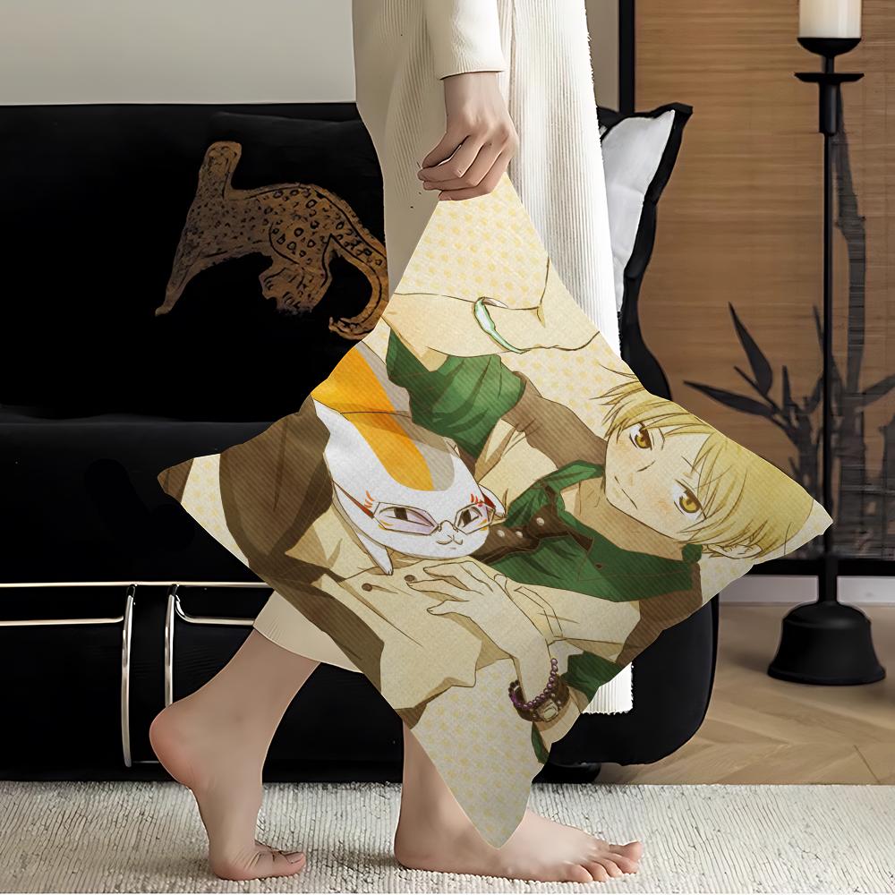 Natsume Yuujinchou Pillow Gifts Home Office Furnishings Bedroom Sofa Car Cushion Cover Case 45x45cm