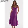 BITCED Summer-inspired Chic and Sophisticated Strapless Dress for Women