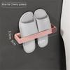 Shoe Rack Perforated Free No Floor Space Adhesive Type White/blue/ Storage Tools Shoe Shelf Simple Household Use