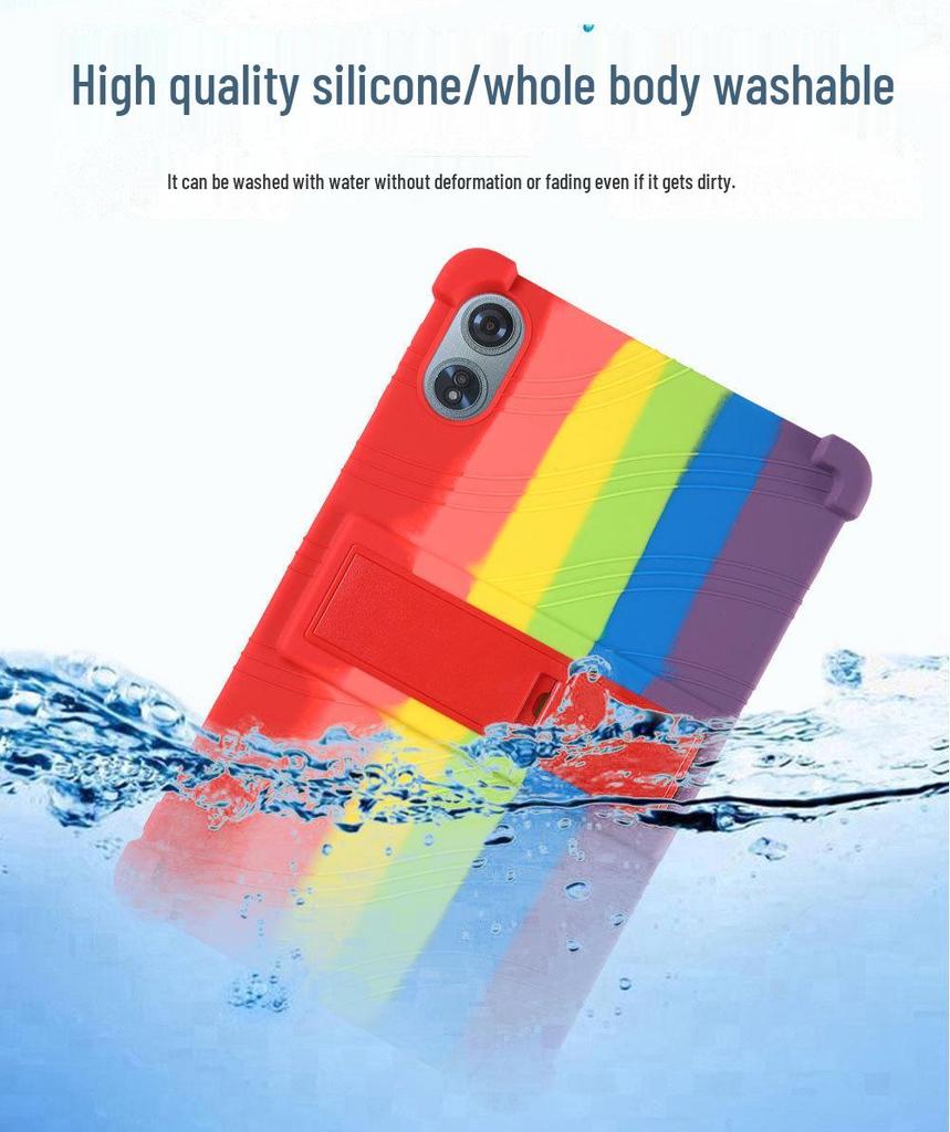 JJGJ TAB9 12-Zoll Silikon-Tablet-Hülle: Dick, Weich, Sturzsicher, Standfunktion