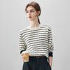 Kemeng Boka Women's 2025 A/W Striped Round Neck Cashmere Sweater