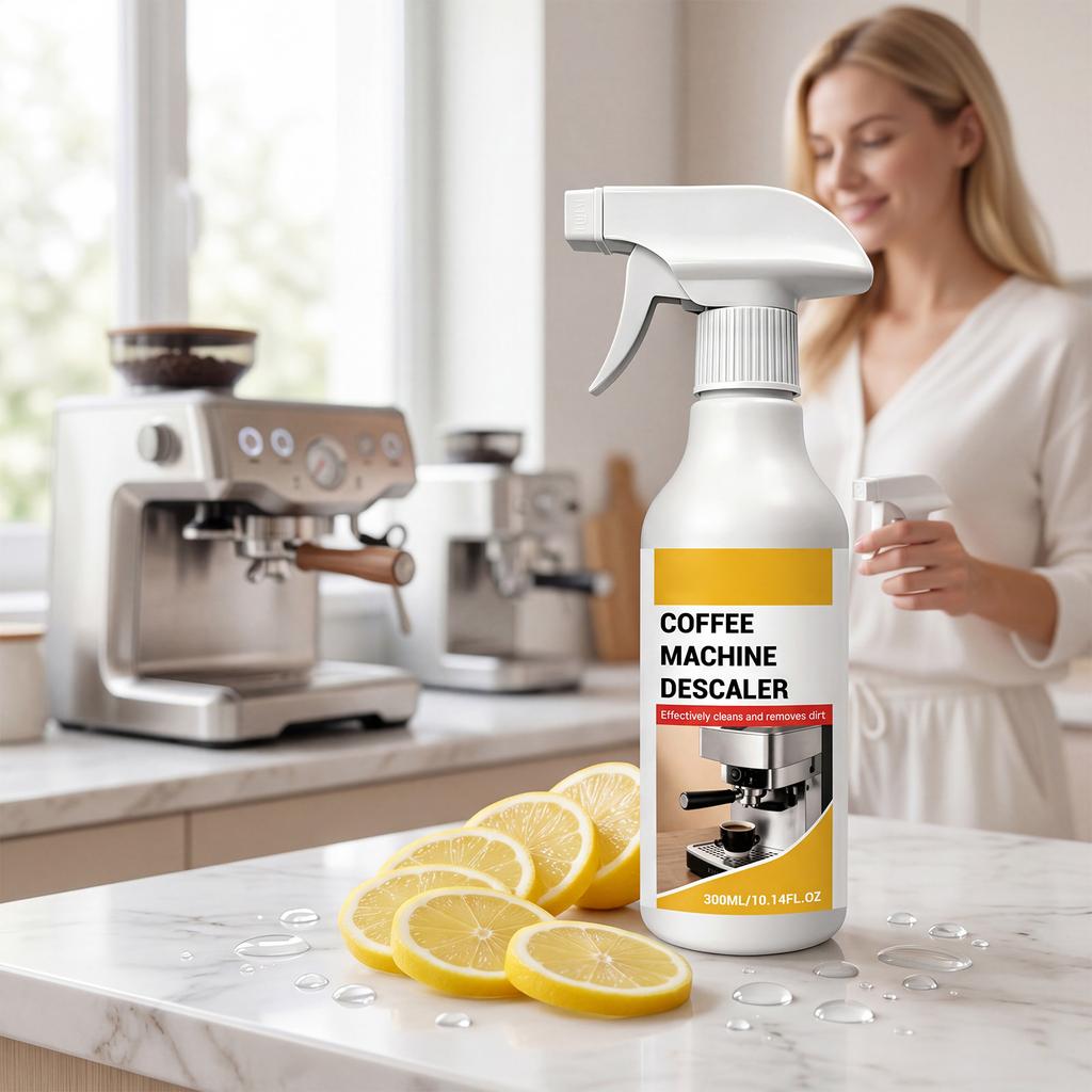 Coffee Machine Descaler 300ml Effective Cleaning Solution for Removing Scale Buildup and Residue from Espresso and Drip Coffee Makers