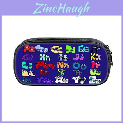 Alphabet Lore Pencil Case With Nylon Material For Students And Kids