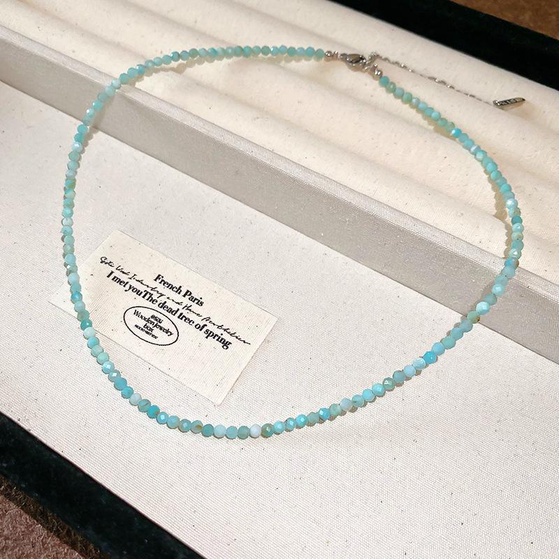 Luxurious Agate & Pearl Crystal Necklace - Ethnic Style Clavicle Chain