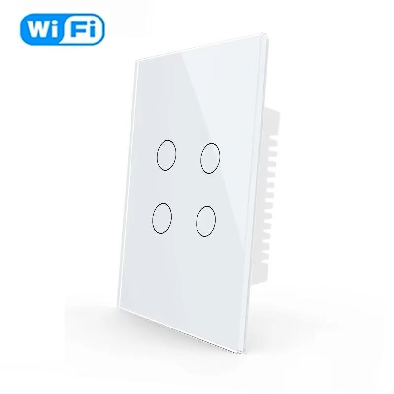 EWelink App Wifi Smarter Schalter Bluetooth RF Alexa Google Sprachsteuerung Neutralleiter/Ohne Neutralleiter Installation Touch Lichtschalter