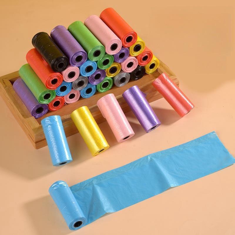 Disposable Small Trash Bags Thickened Leakproof Household Garbage Pouches 5-30 Rolls for Kitchen Bathroom Office Use