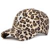 Unisex Cross Embroidery Leopard Print Baseball Caps Spring Autumn Outdoor Adjustable Casual Hats Sunscreen Hat Sports Cap