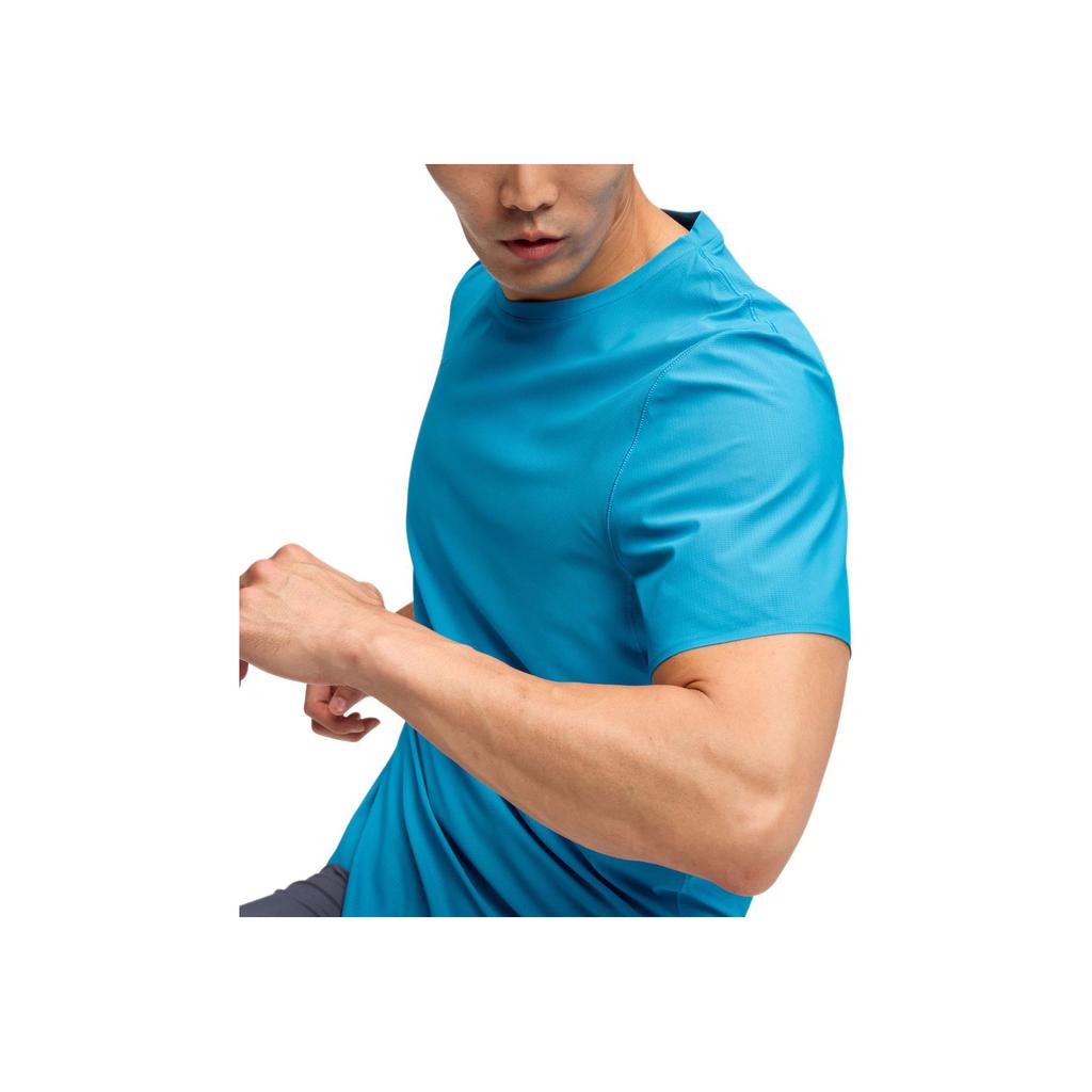 HOKA ONE ONE Solid Color Round Neck Short Sleeve T-Shirt Men Tops 1175771-HKB