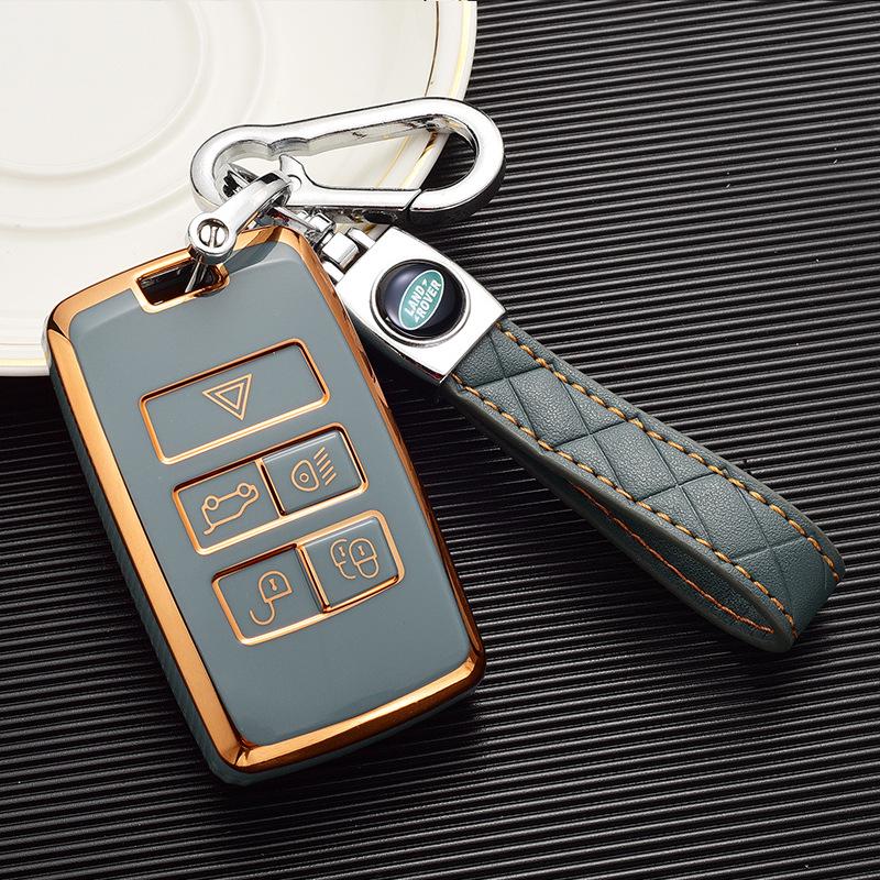 Land Rover Key Case: Compatible with Range Rover Evoque, Velar, Defender, Discovery Sport, Freelander - Unisex Car Shell Bag