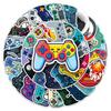 50PCS Cute Cartoon Game Controller Joystick Stickers for DIY Decoration on Stationery, Thermos Cups, and Journals.