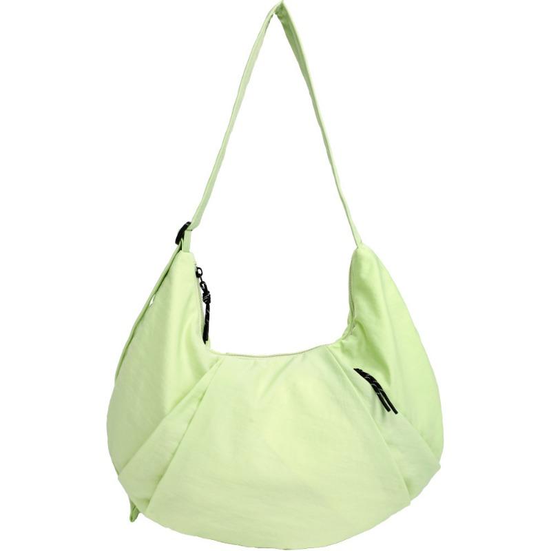 Pacote Cor Sólida Simples Grande Capacidade Bolsa Transversal Bolsa de Ciclismo Masculina e Feminina Vento Esportivo Tecido de Nylon Bolsa Dumpling