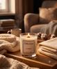 soy candle with a wooden wick + CASHMERE