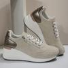 Sneakers Women Light Casual Women's Shoes Sneakers Lace Up Thick Soled Single Shoe