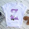 New English Name Rose Monogram Printed Tshirt Flower Short Sleeve Top Tshirt Women Clothing Graphic T Shirts Tops Aesthetic