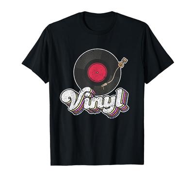 Vinyl Record Player I Turntable Player I Retro Music T-Shirt