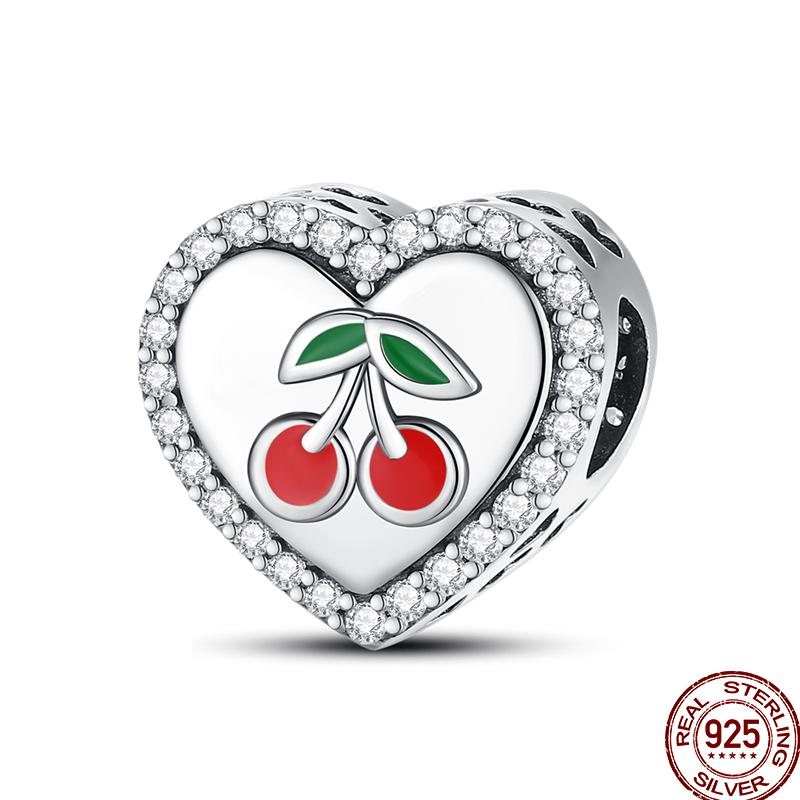 100% Copper Love Blessing Emotional Heart Shaped Beaded Beads Suitable For 3Mm Original Bracelet Diy Jewelry