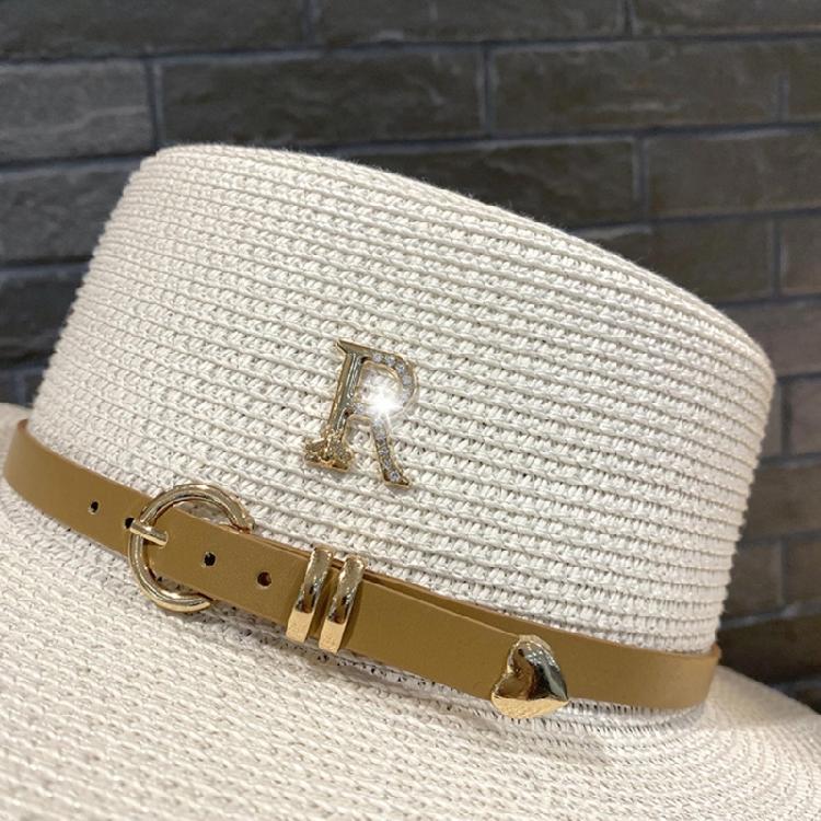Straw Panama Hat Straw Flat Hat Summer Hat Straw Hat For Women Summer Sunhat