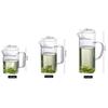 Square Mouth High Borosilicate Glass Tea Pitcher Fair Cup With Filter Kung Fu Tea Set Chahai Glass Serving Teacup Teaware