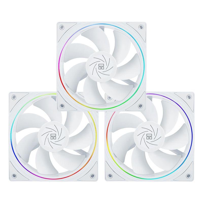 Многофункциональный кулер для процессора TL-S12RW X3, 120 мм, реверсивный вентилятор, вентилятор корпуса, с ARGB-подсветкой, кулер для процессора со скоростью 1500 об/мин