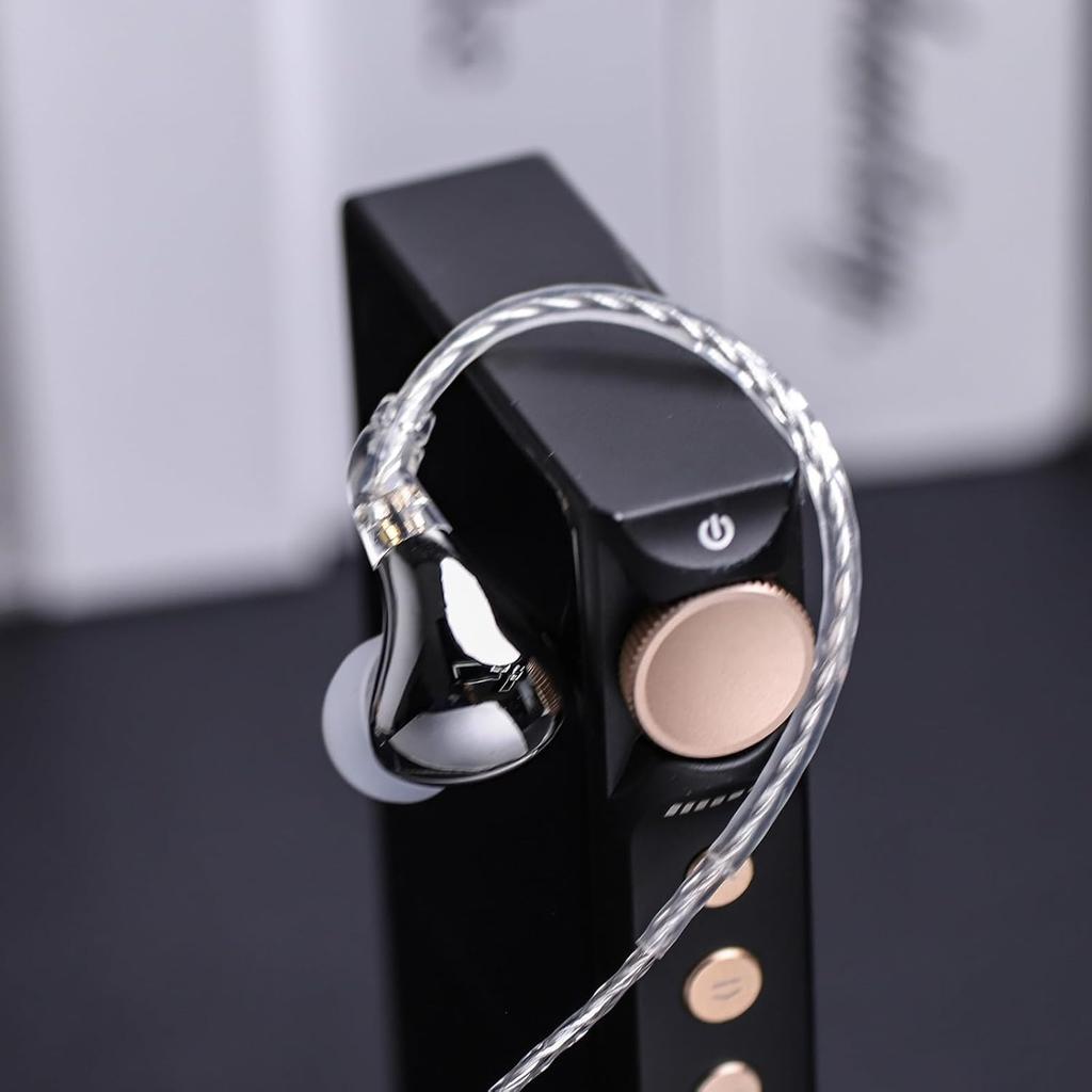 WGZBLON Earphones Wired Earphones Wired Earphones Canal Alloy Sound Frequency and Acoustic Dual Dynamic and Transparent High and for Home Monitoring