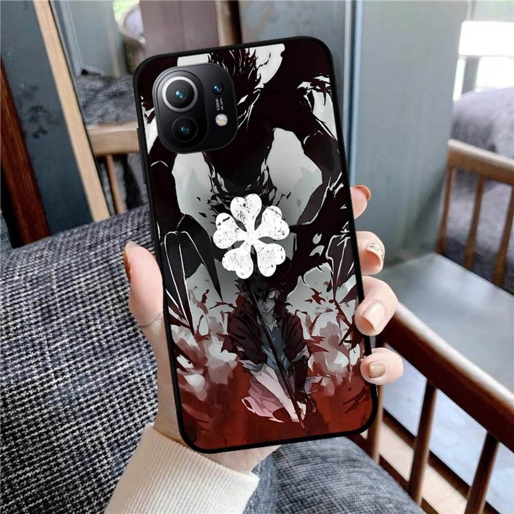 Black Clover Phone Case For Xiaomi Mi 5X 8 9 10 11 12 Lite Pro 10T PocoX3pro PocoM3 Note 10 Pro Lite
